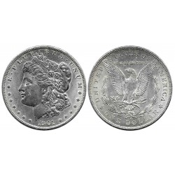 (110) Estados Unidos de América. 1901(O). 1 Dollar (SC) (Plata)