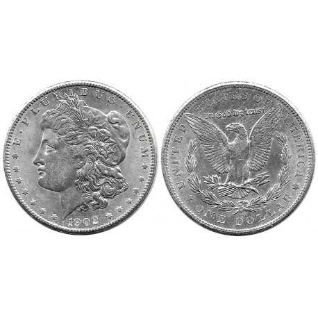 (110) Estados Unidos de América. 1902(O). 1 Dollar (SC/SC-) (Plata)