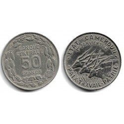 (13) Camerún. 1960. 50 Francs (MBC+)
