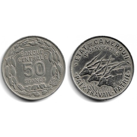 (13) Camerún. 1960. 50 Francs (MBC+)