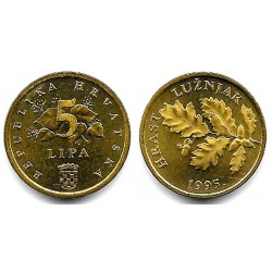 (5) Croacia. 1993. 5 Lipa (SC)