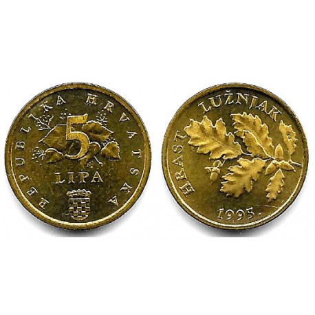 (5) Croacia. 1993. 5 Lipa (SC)