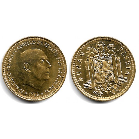 Estado Español. 1966*(19-72). 1 Peseta (SC)