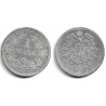 (7) Imperio Alemán. 1876(F). 1 Mark (BC) (Plata)