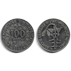 (4) Estados África Oeste. 1996. 100 Francs (EBC)