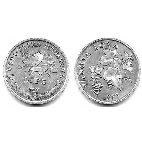 (4) Croacia. 1993. 2 Lipa (SC)