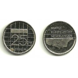 (204) Países Bajos. 1996. 25 Cents (MBC)