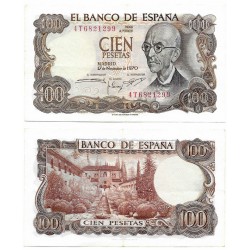 Estado Español. 1970. 100 Pesetas (MBC) Serie 4T
