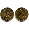 (19) Zaire. 1988. 10 Zaires (EBC+)