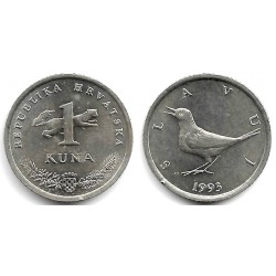 (9.1) Croacia. 1993. 1 Kuna (EBC)