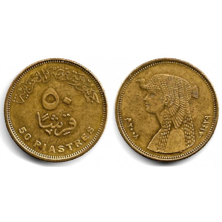 (942.2) Egipto. 2008. 50 Piastres (MBC)