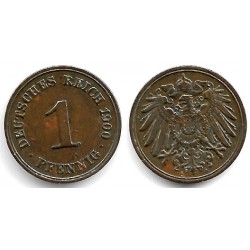 (10) Imperio Alemán. 1900(A). 1 Pfennig (MBC)
