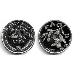 (18) Croacia. 1995. 20 Lipa (SC)