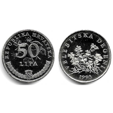 (8) Croacia. 1993. 50 Lipa (SC)