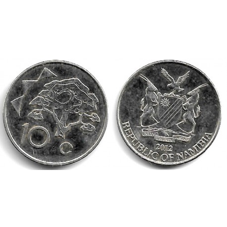 (2) Namibia. 2012. 10 Cents (EBC)