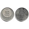 (274) República Tunecina. 1957. 20 Francs (SC)