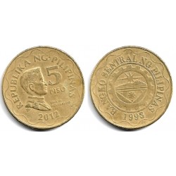 (272) Filipinas. 2012. 5 Piso (BC+)