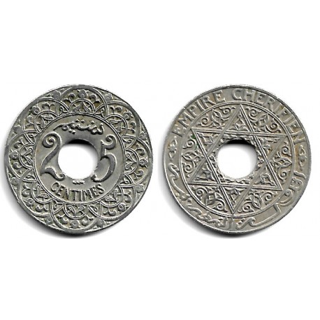 (Y34.2) Marruecos. 1921. 25 Centimes (MBC)