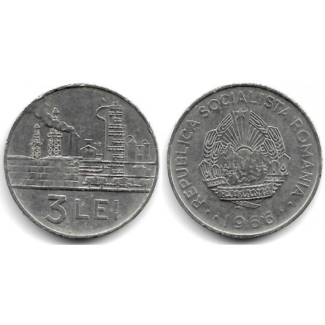 (96) Rumanía. 1966. 3 Lei (MBC)