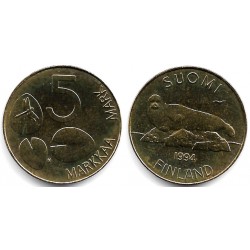 (73) Finlandia. 1994. 5 Markkaa (SC)