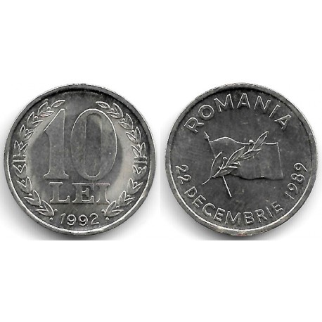 (108) Rumania. 1992. 10 Lei (SC-)