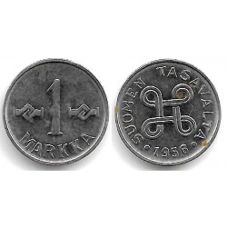 (36a) Finlandia. 1956. 1 Markka (MBC)