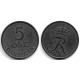 (843.2) Dinamarca. 1957. 5 Ore (MBC)