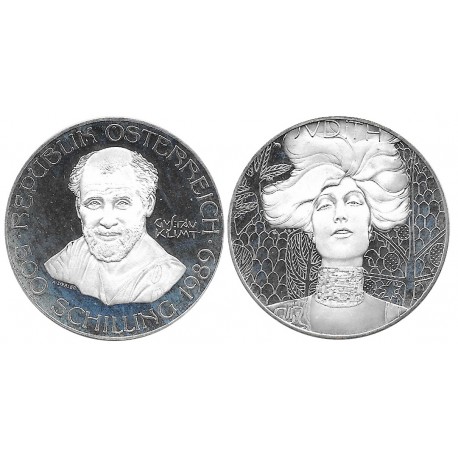 (2987) Austria. 1989. 500 Schilling (EBC+) (Plata)