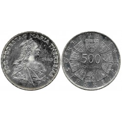 (2949) Austria. 1980. 500 Schilling (EBC+) (Plata)