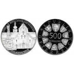 (2983) Austria. 1987. 500 Schilling (EBC+) (Plata)