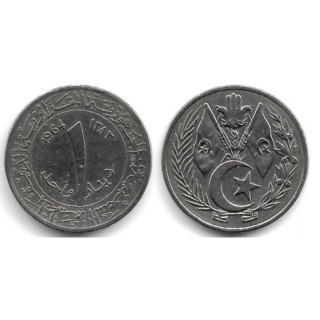 (100) Algeria. 1964. 1 Dinar (MBC)