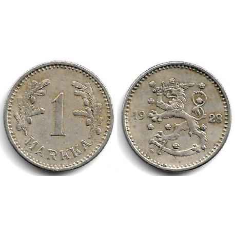 (30) Finlandia. 1928. 1 Markka (MBC+)