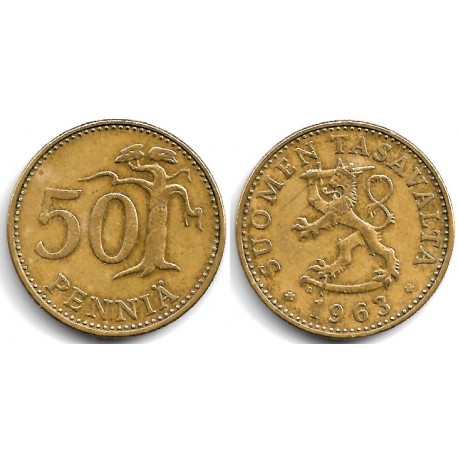 (48) Finlandia. 1963. 50 Pennia (MBC)