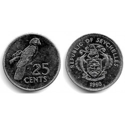 (49a) Seychelles. 1993. 25 Cents (EBC)