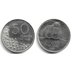 (66) Finlandia. 1991. 50 Pennia (EBC)