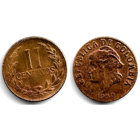 (214) Colombia. 1959. 2 Centavos (MBC)