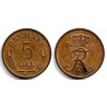 (848.1) Dinamarca. 1968. 5 Ore (MBC)