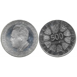 (2948) Austria. 1981. 500 Schilling (EBC+) (Plata)