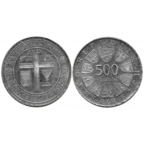 (2954) Austria. 1981. 500 Schilling (EBC+)