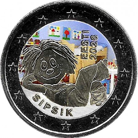 Estonia. 2026. 2 Euro (SC) Coloreada