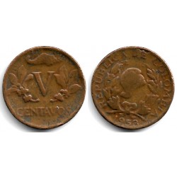 (206) Colombia. 1953. 5 Centavos (BC)