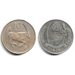(5) Botswana. 1976. 10 Thebe (EBC)