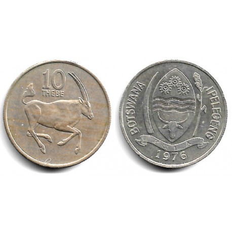 (5) Botswana. 1976. 10 Thebe (EBC)