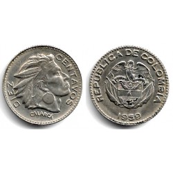 (212.2) Colombia. 1959. 10 Centavos (EBC)