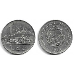 (95) Rumanía. 1966. 1 Leu (MBC)