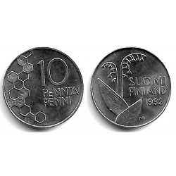(65) Finlandia. 1992. 10 Pennia (SC)