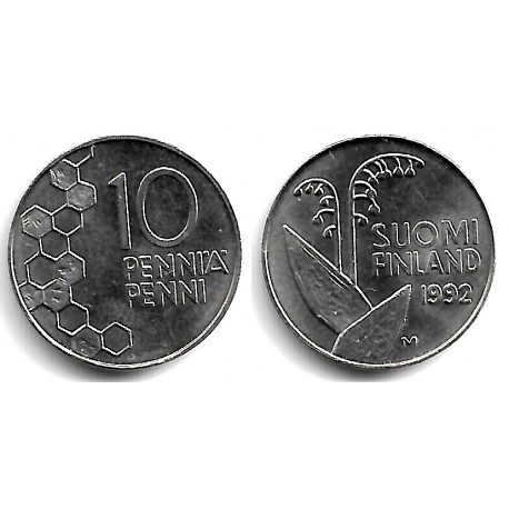 (65) Finlandia. 1992. 10 Pennia (SC)