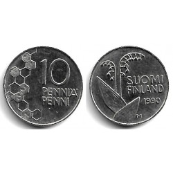 (65) Finlandia. 1990. 10 Pennia (SC)