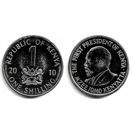 (34) Kenia. 2010. 1 Shilling (EBC)