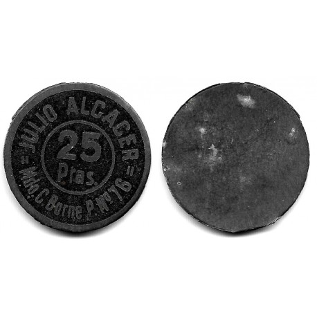 Julio Alcacer. 25 Pesetas (MBC)